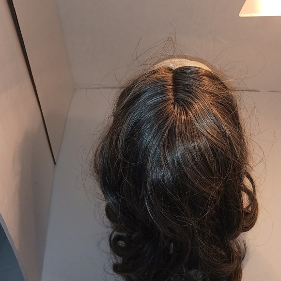Half Wig / Topper 15-16", Shades of Gray, NWOT - Picture 5 of 9